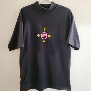 Vintage Goodwear Mock Neck Short Sleeve T-Shirt Men's Size Medium Made In USA